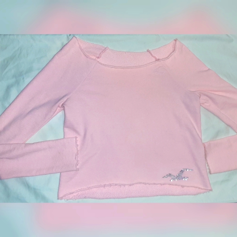 casual off the shoulder sweatshirt boat neckline pullover